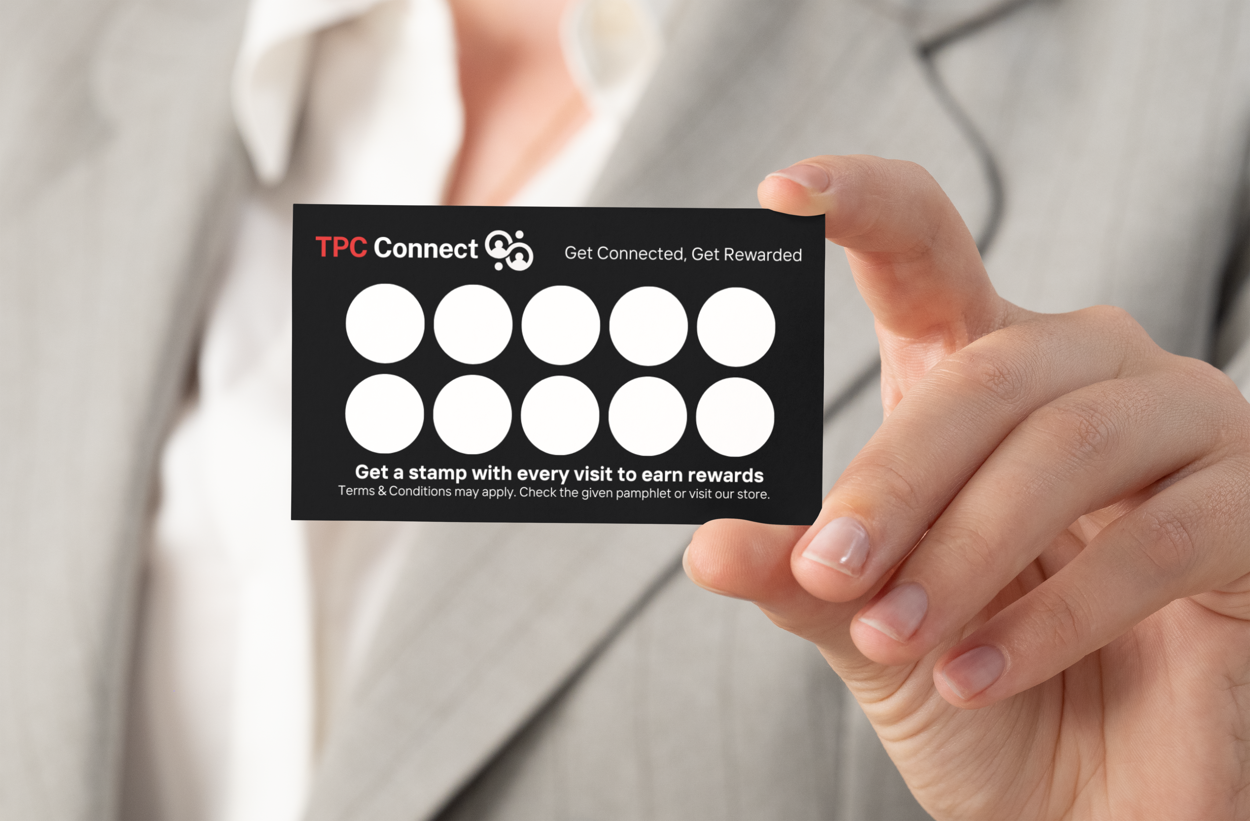 Loyalty card mock up
